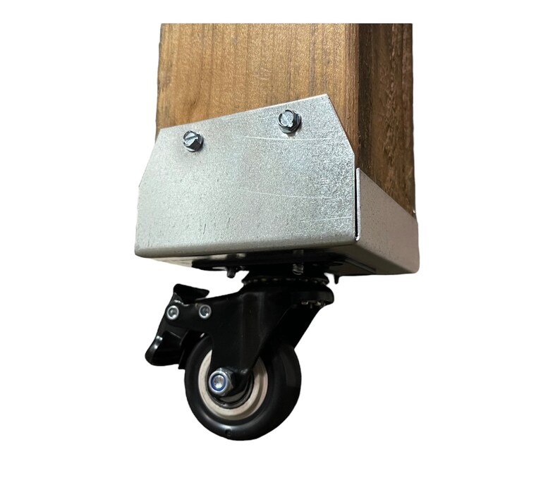 Caster Bracket Adapter Swivel/locking Wheel/caster Bracket Etsy