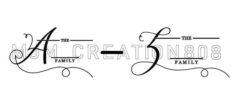 Op de afbeelding: Zwart-witte afbeelding van twee logo's. Het eerste logo is een gestileerde letter "A" met de tekst "The JM Creation Family" eronder. Het tweede logo is een gestileerde letter "J" met de tekst "The J Creation 808 Family" eronder.