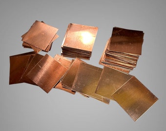 16oz Copper Sheets | 24 Gauge Copper Metal | Custom Cut Size Copper Sheets | Raw Copper | Copper Blanks