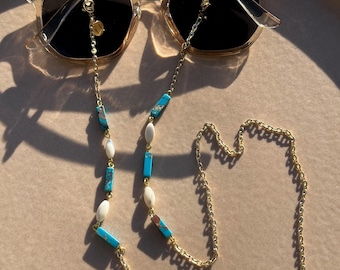 Glasses Chain, mask chain, gold glasses chain, eyeglass holder, eyeglass chain for women, gift for mom, birthday gift for her