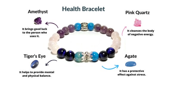 Health cheap stone bracelet