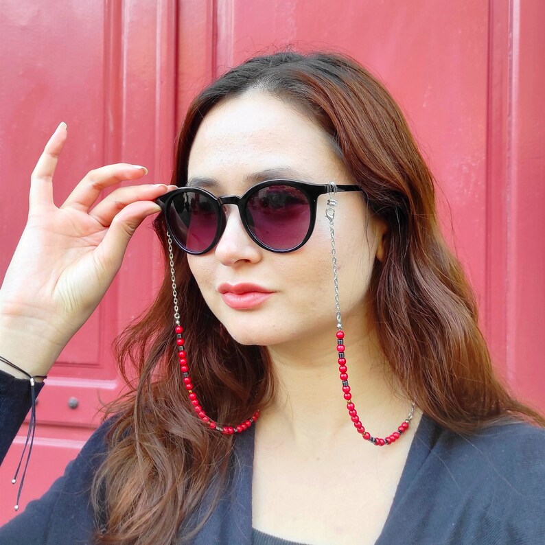 Sunglasses Chains, Morse Code, Morse Code Sunnycords, Eyeglass Lanyard, Mask and Eyeglass Holder