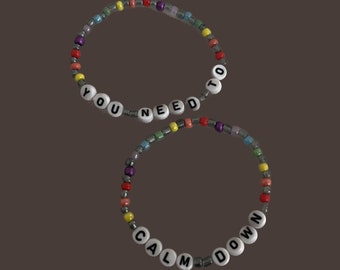 You Need to Calm Down Bracelet Set