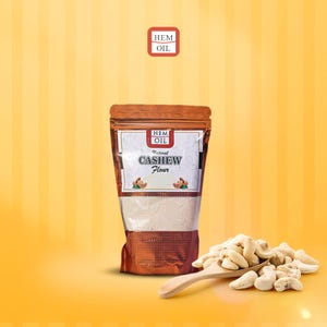 Natural Cashew Flour-Bread, brownies, muffins, cookies, pancakes, rolls, buns, bagels, pizza crust.