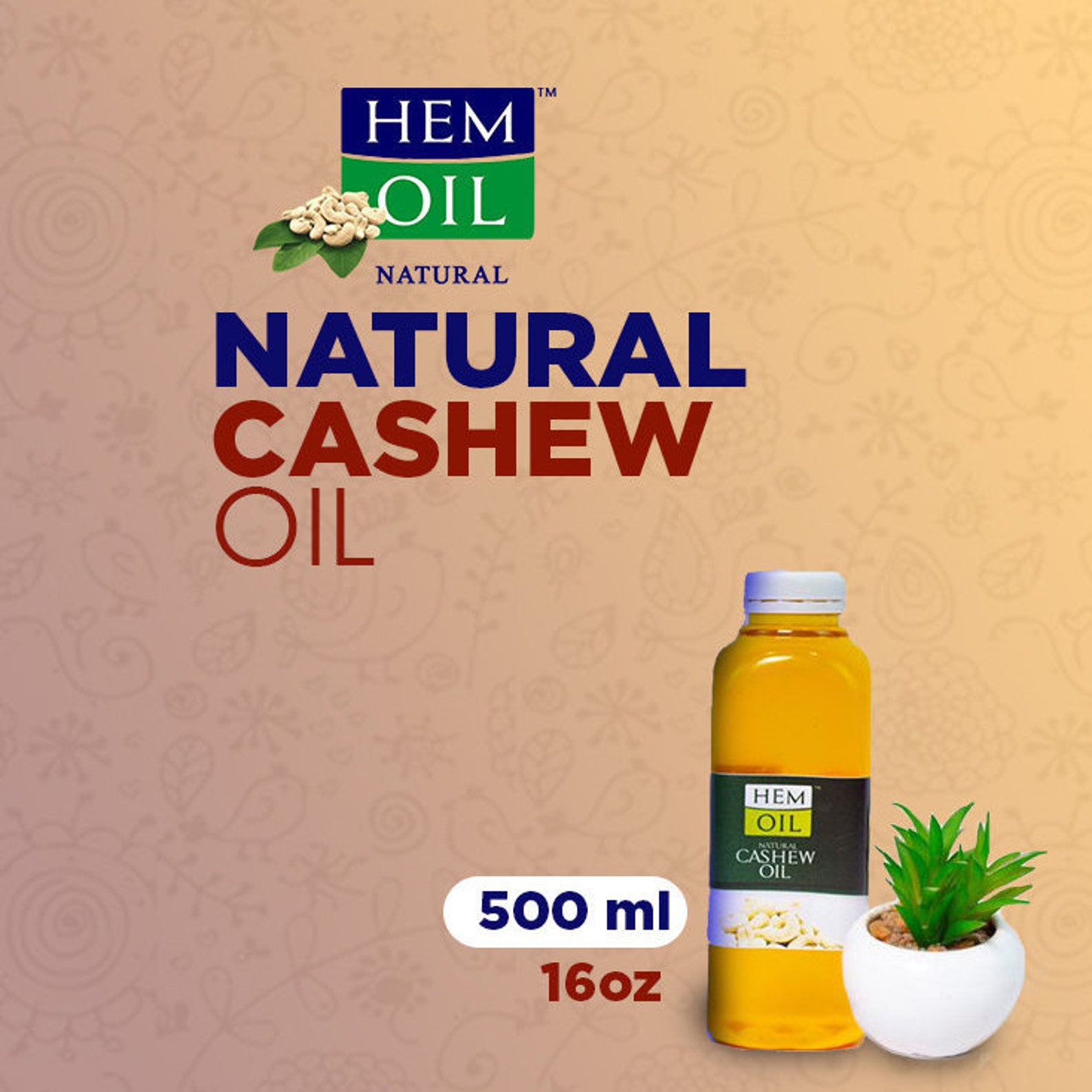 Cashew Oil 500ml/16 Oz Etsy