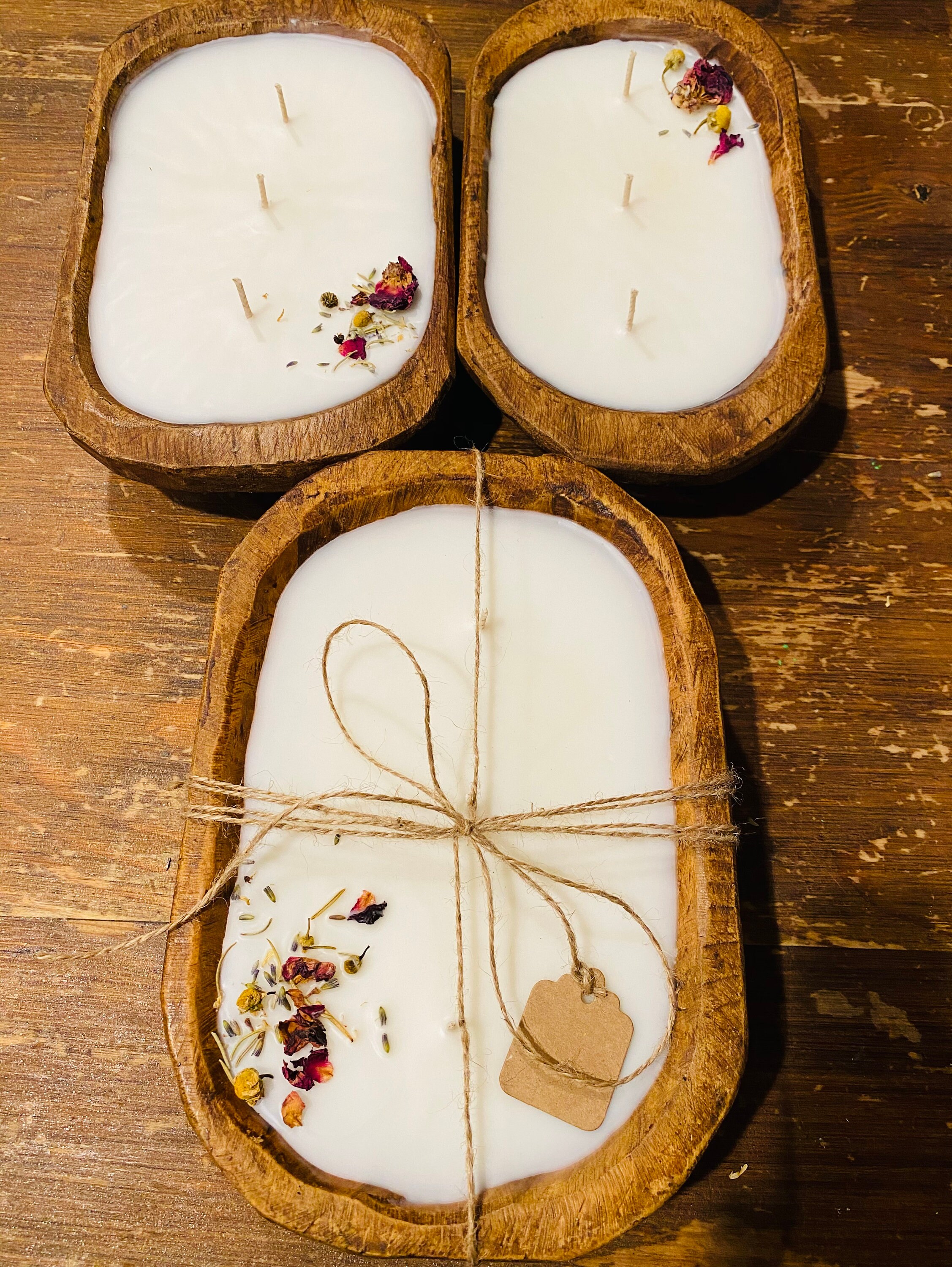 Dough Bowl Candle Etsy