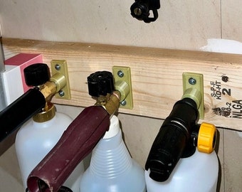 Quick Connect Male & Female 1/4 or 3/8 Inch Holder / Pressure washer / Auto Detail / Foam Cannon / Air Tool - 4 pk |
