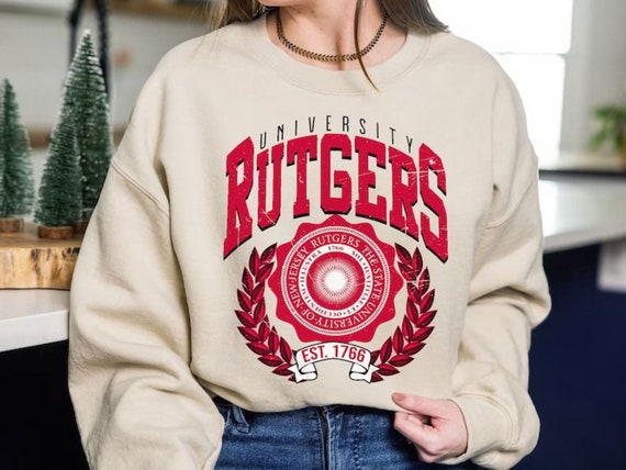 Vintage Style Rutgers University Sweatshirt Rutgers University