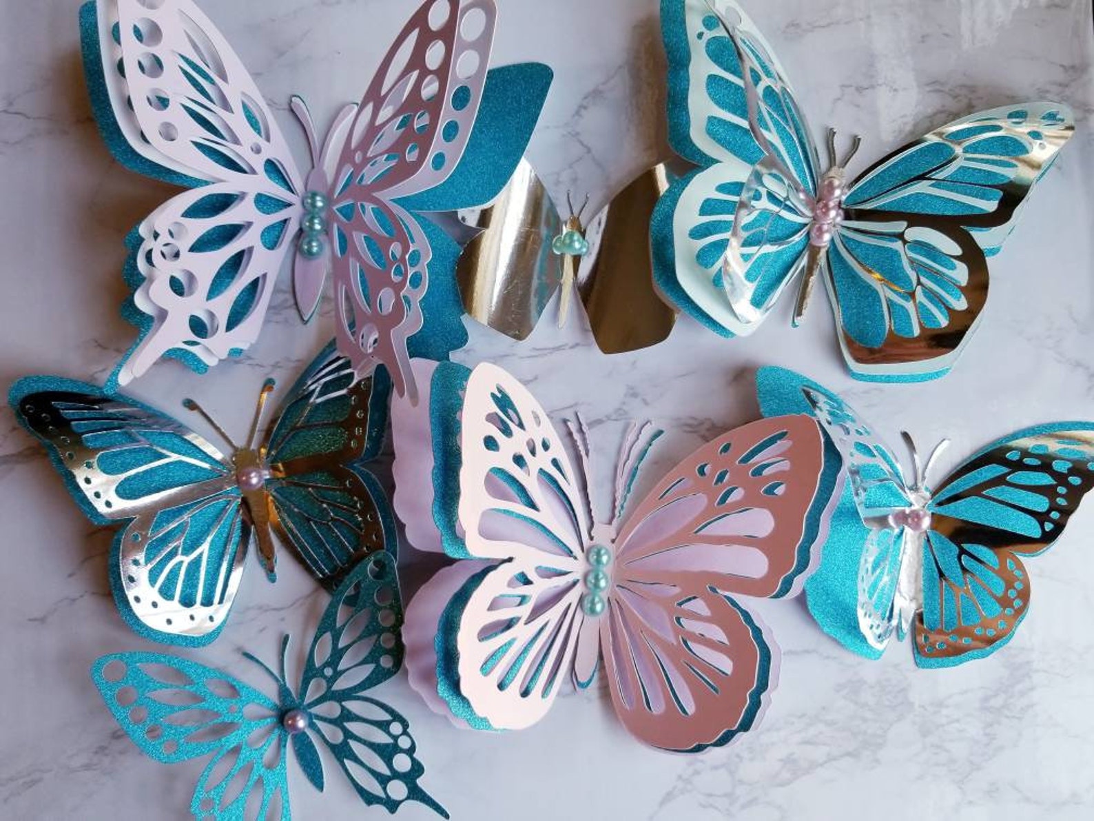 3D Cardstock butterflies for wall decor or party decor Etsy
