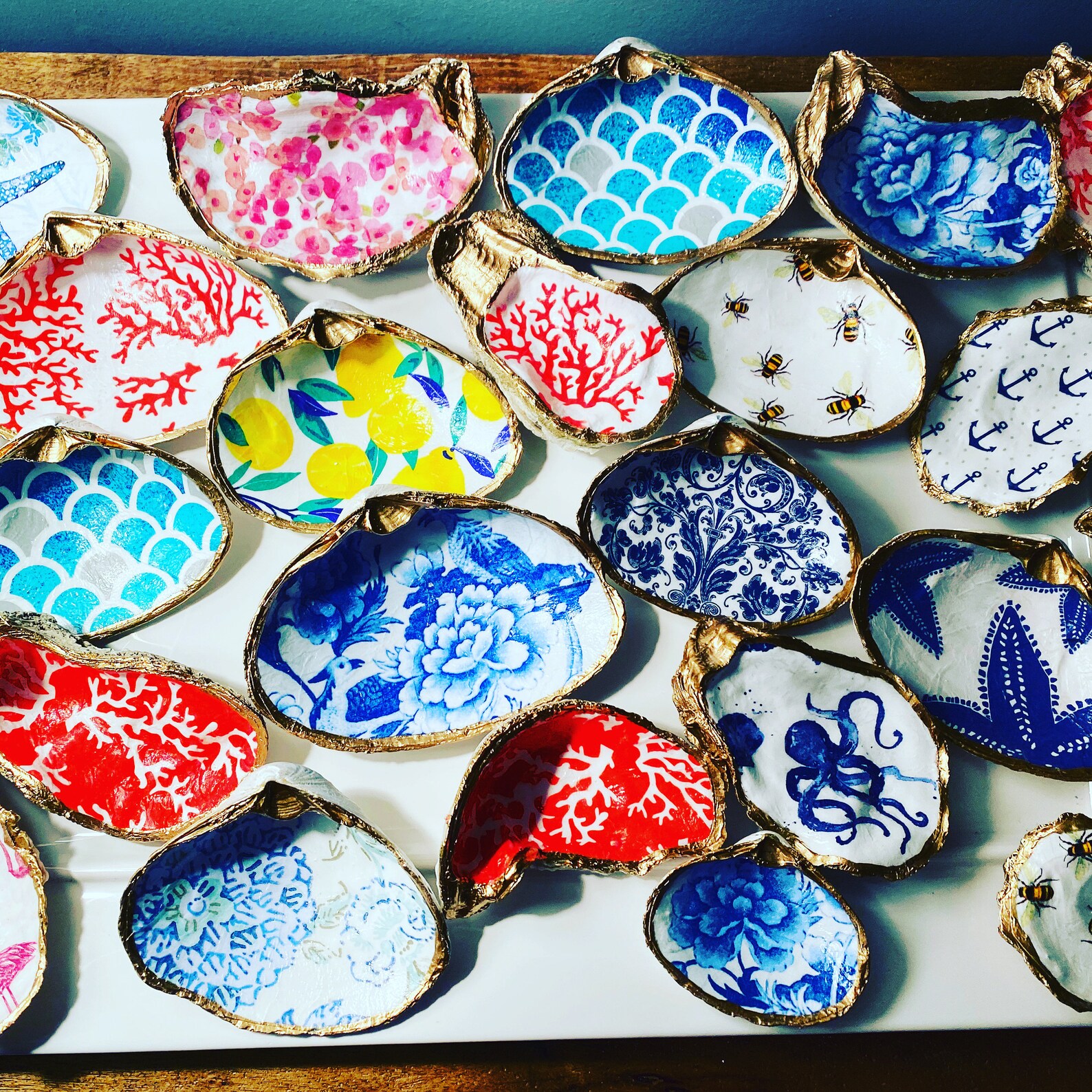 Decoupage Shell Dishes Shore Collection Etsy UK