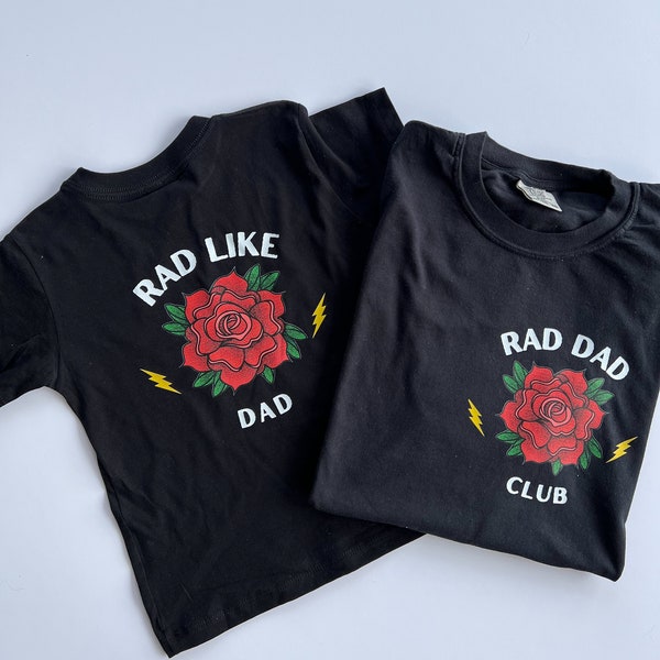 Rad Dad Club Passende Shirts: Trendige Vater & Sohn Outfits