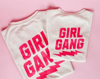 Girl Gang Matching Shirts: Personalized Mama and Mini Bestie Outfit