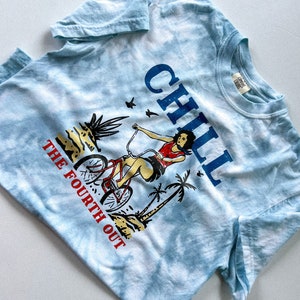 Funny 4th of July Shirts, Independence Day T-shirts, USA Shirt for Women and Men, Chill the Fourth Out T-shirt, Comfort Colors® 4th of July
