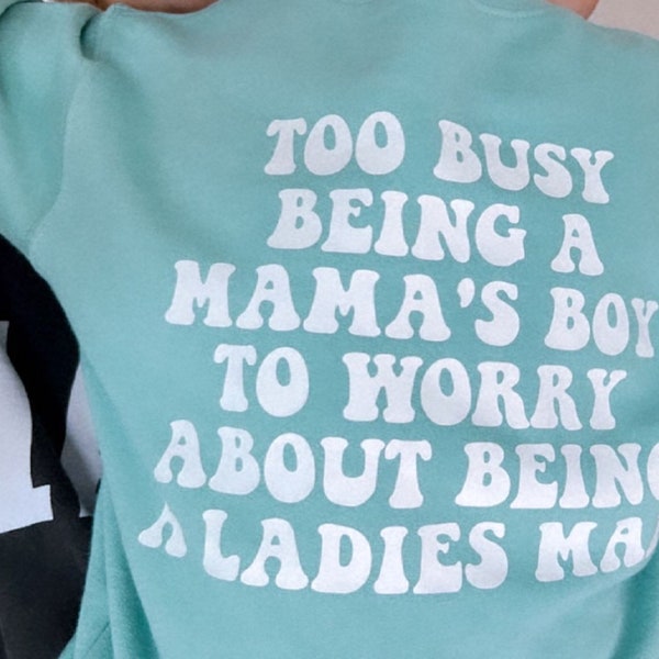 Mama's Boy Shirt, Toddler Boy Sweatshirt, Mother's Day for Toddler Boy, Mother's Day Gift for Kids, Ladies Man Sweatshirt, Happy Face Shirt