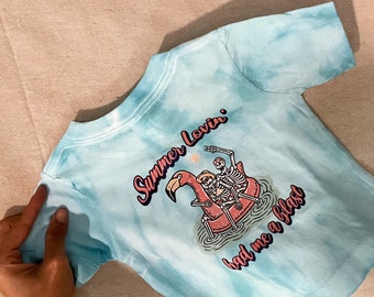 Summer Skeleton Toddler Shirt, Summer Graphic Shirt, Beach Bum Kids Shirt, Beach Vacation, Beach Bum Shirt, Beach trip tee, Toddler Boys Tee