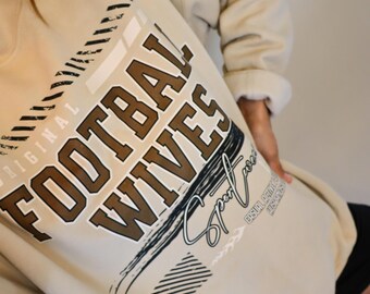 Sudadera de mamá futbolera: jersey Gildan de moda para otoño