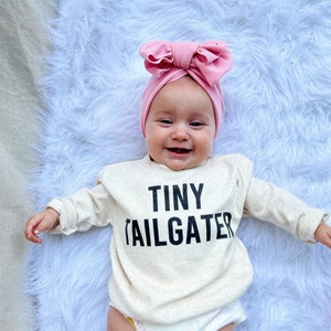 Tiny Tailgater T-shirt, Toddler Football Tee, On Sundays I Watch Football With Daddy Shirt, First Football Season, Baby Footballl Sweater