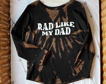Maglietta Rad Like Dad: maglietta con grafica retrò, abbigliamento unisex