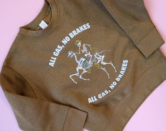 Skeleton Cowboy Toddler Tee: Spooky Halloween Western Shirt