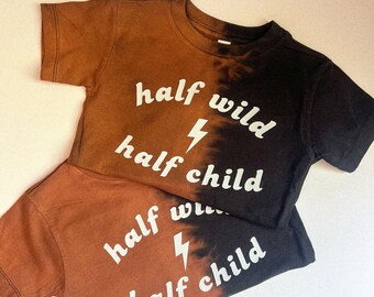 Koszulka Wild Child: Ubranka dla maluchów w stylu boho retro