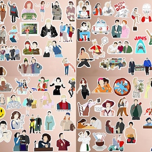 You pick any sticker in my archives handmade movie doodle art stickers
