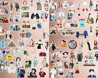 You pick any sticker in my archives handmade movie doodle art stickers