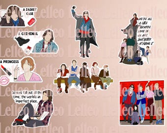 Breakfast Club sticker hand drawn doodle art