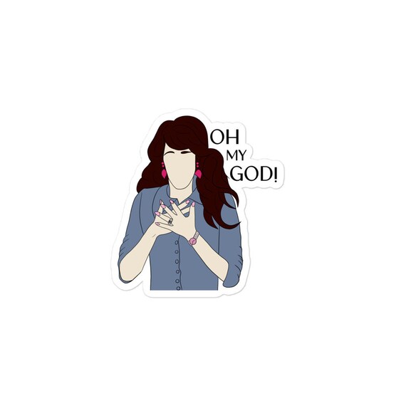 Friends Janice Omg Oh My God Bubble Free Stickers Etsy