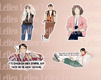 Ferris Bueller's Day Off sticker Save Ferris 80's Movie fan hand drawn doodle art