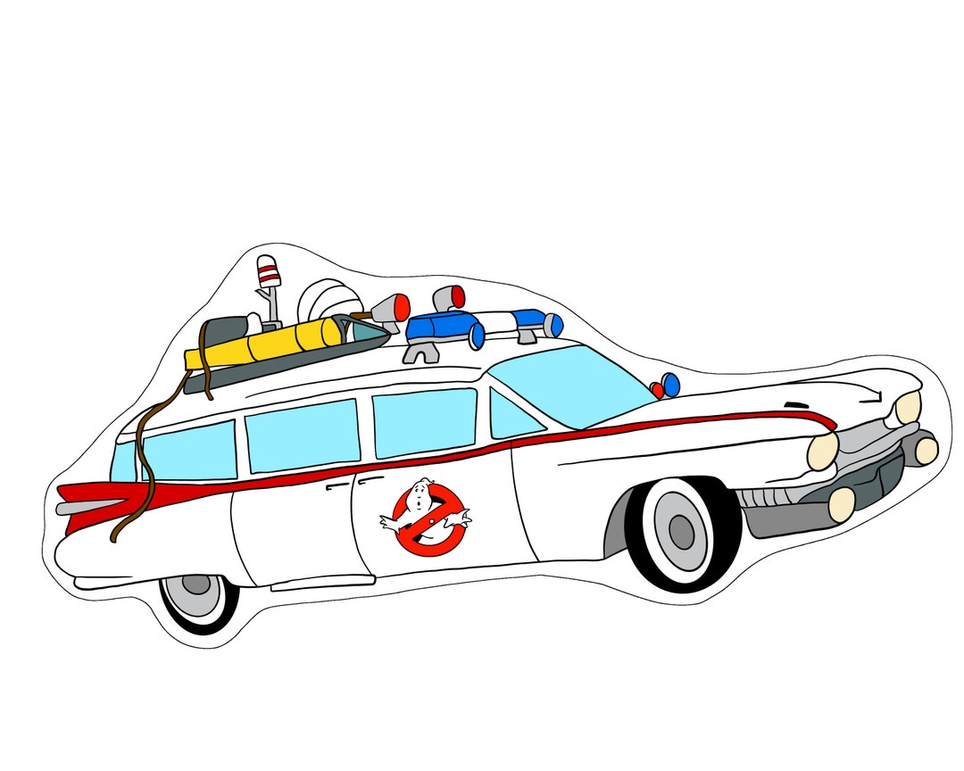 Ghostbusters Decal Sticker Set Of 3 - Car Bumper Sticker For Windows & Laptops