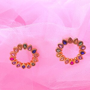 Zazzy Crystal Reef Earring