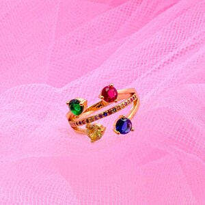 Jaida Crystal Gemstone Ring