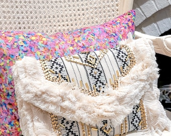 Embrague de cuentas Boho