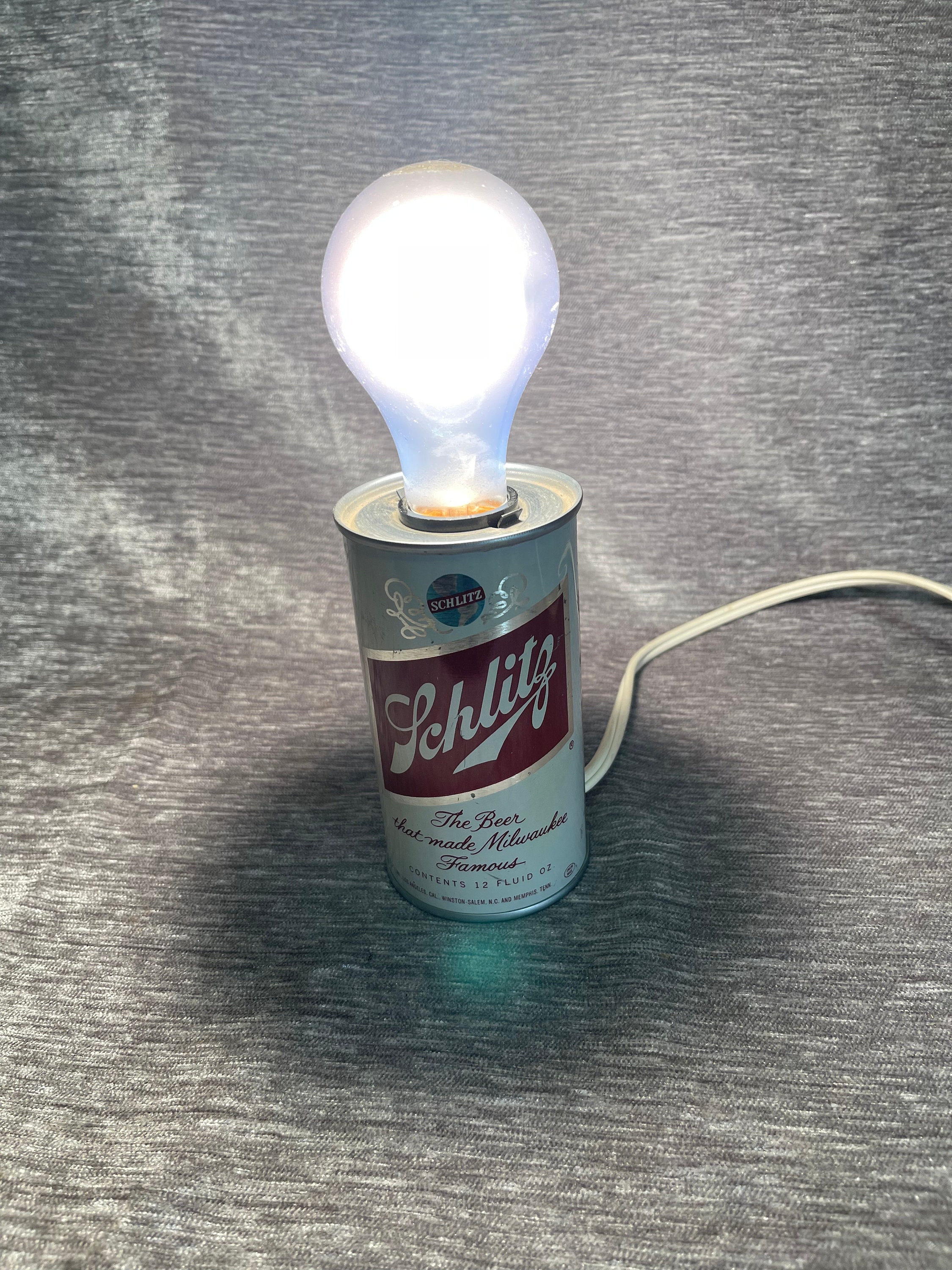 Schlitz Beer Lamp - Etsy