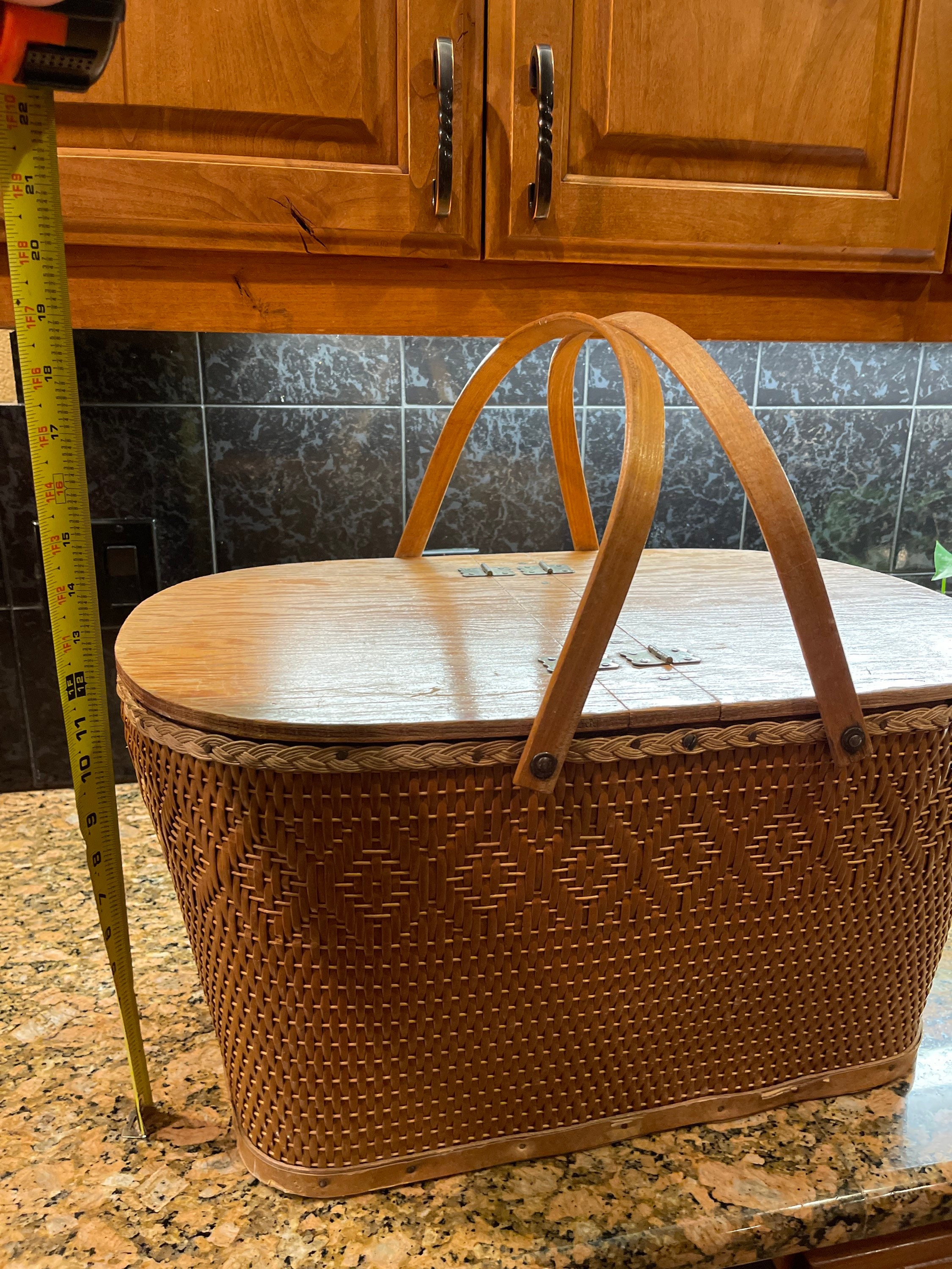 1950s Redman Picnic Basket Etsy
