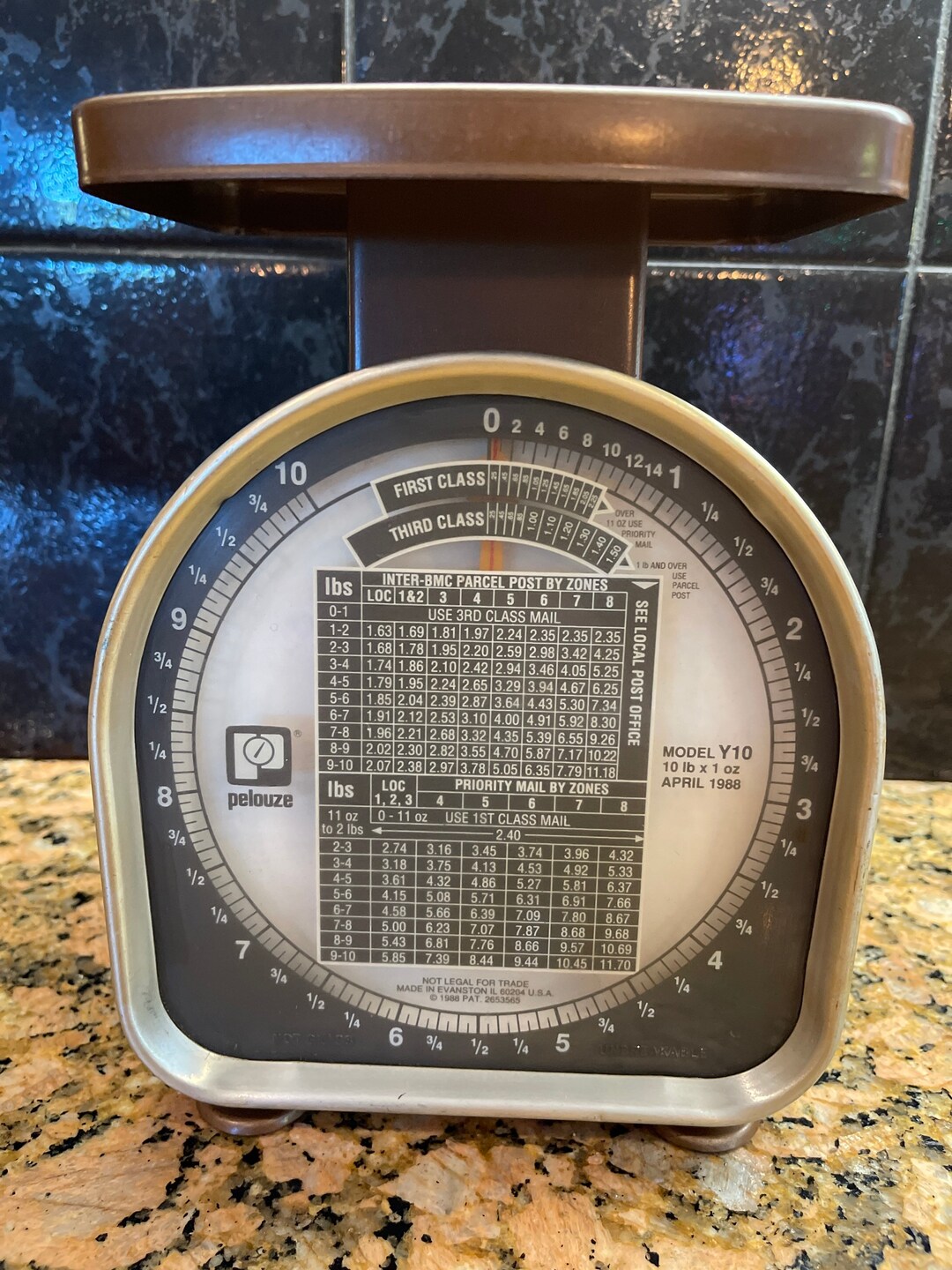 1988 Pelouze Postal Scale Etsy