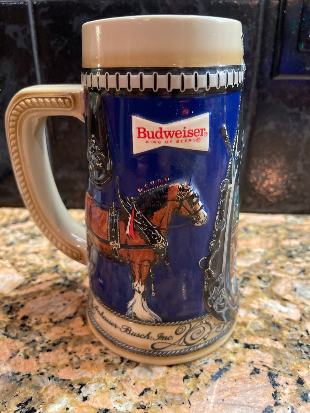 Budweiser Stein Etsy