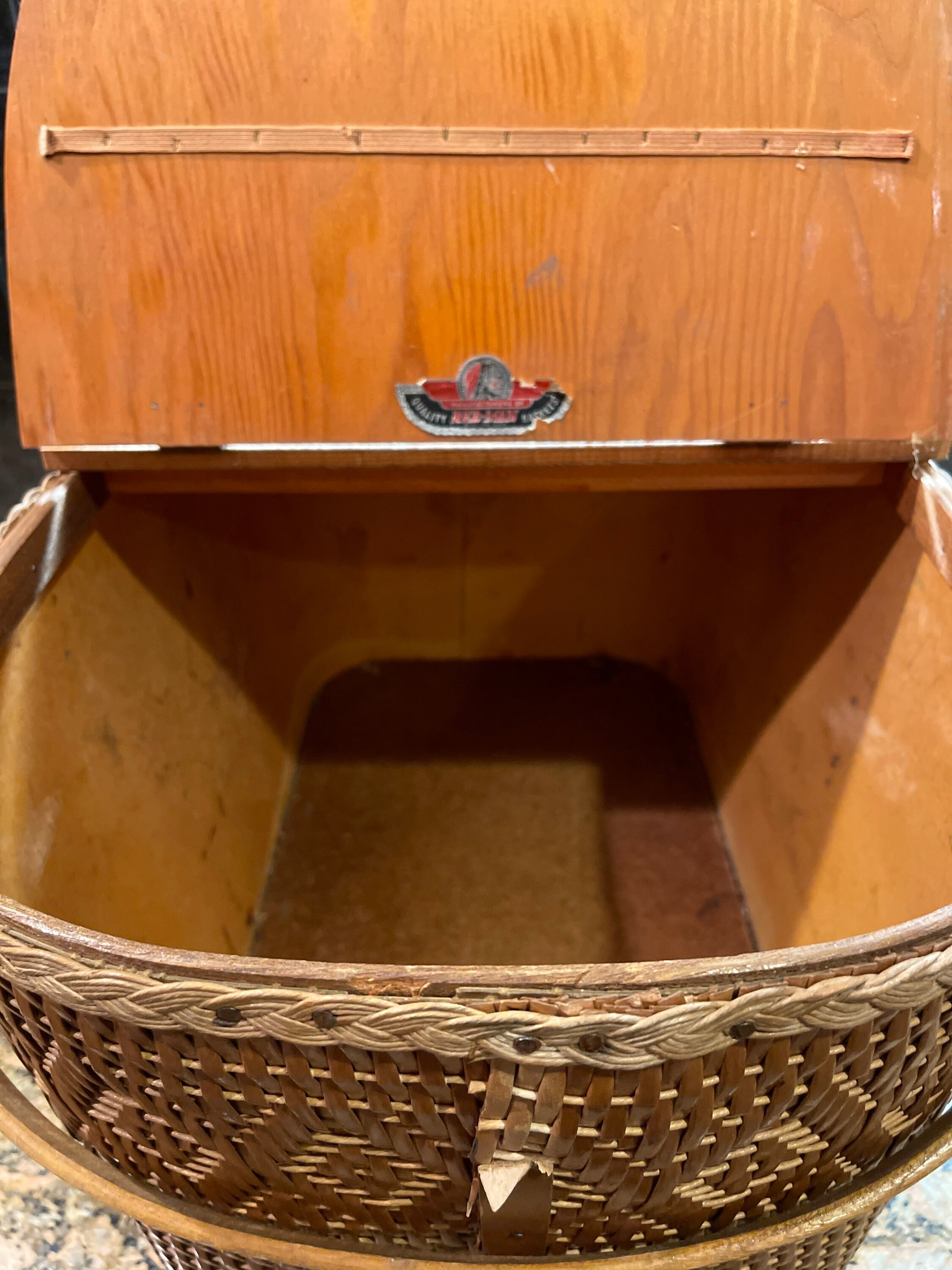 1950s Redman Picnic Basket Etsy
