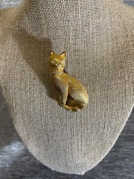 Dior vintage Cat Brooch Gem