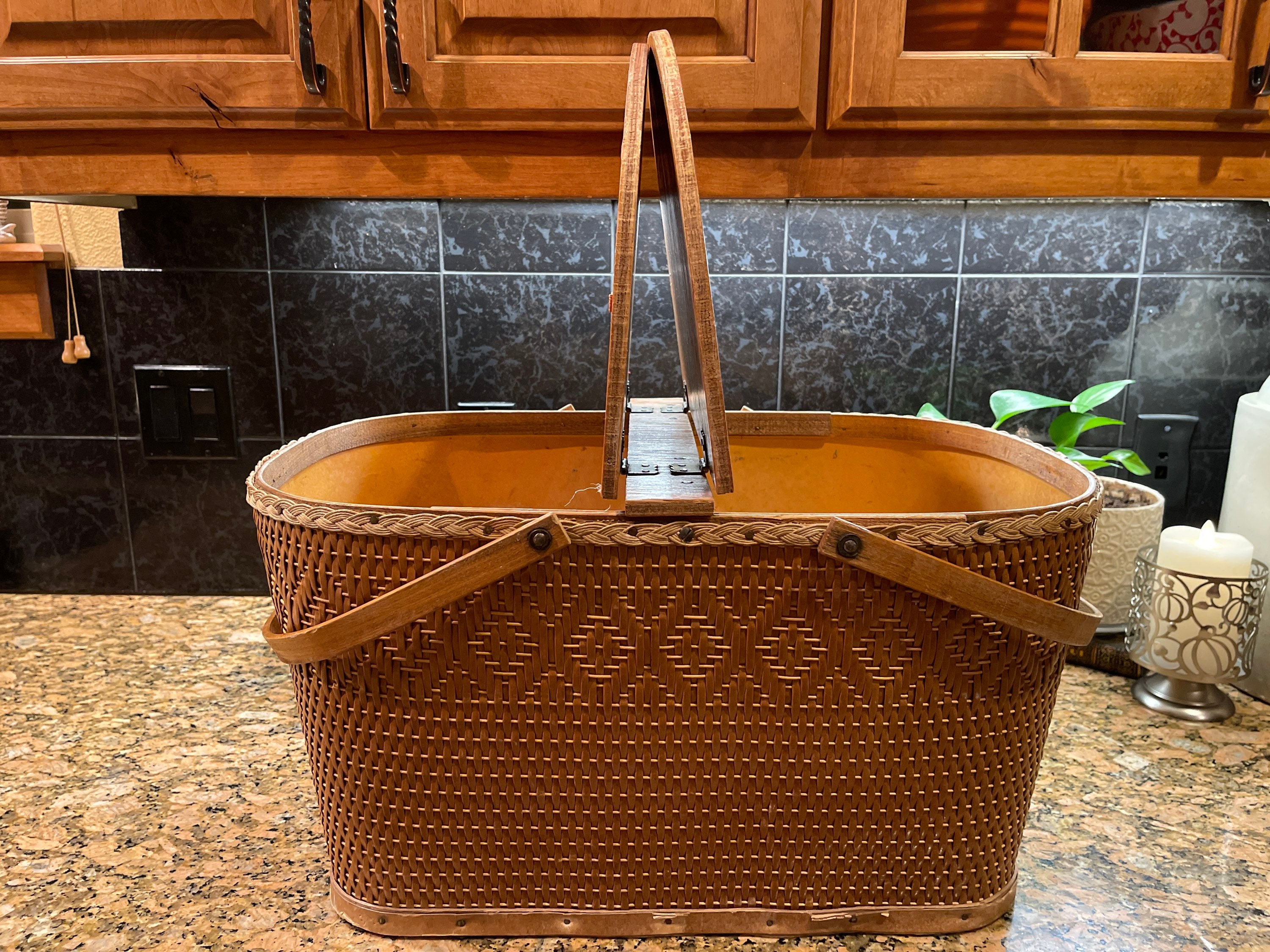 1950s Redman Picnic Basket Etsy