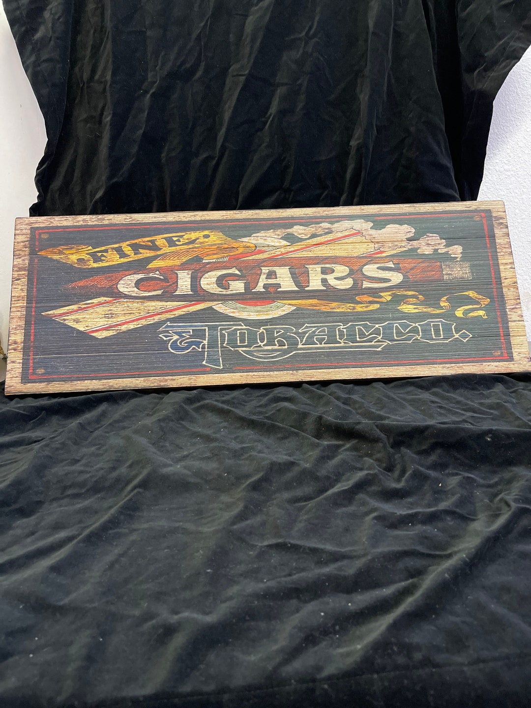 Fine Cigars Tobacco Sign 35 Etsy