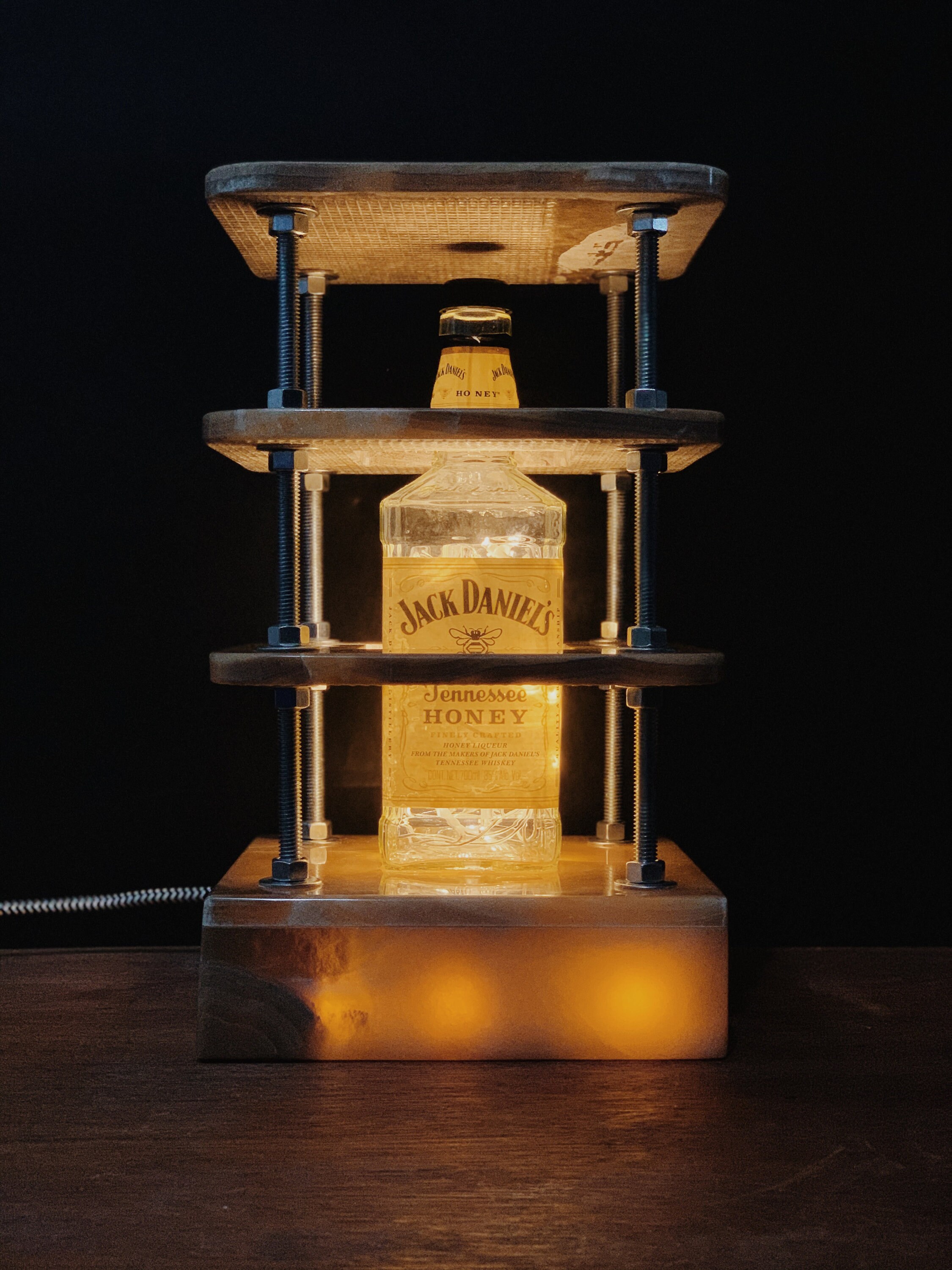Jack Daniels Lamp LED-licht / Jack Daniels Whiskey Bottle Lamp | Etsy
