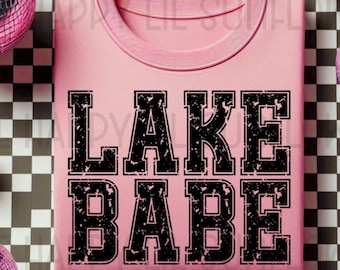 Lake Babe SVG, Lake Life PNG, Boat Design (Digital Download)