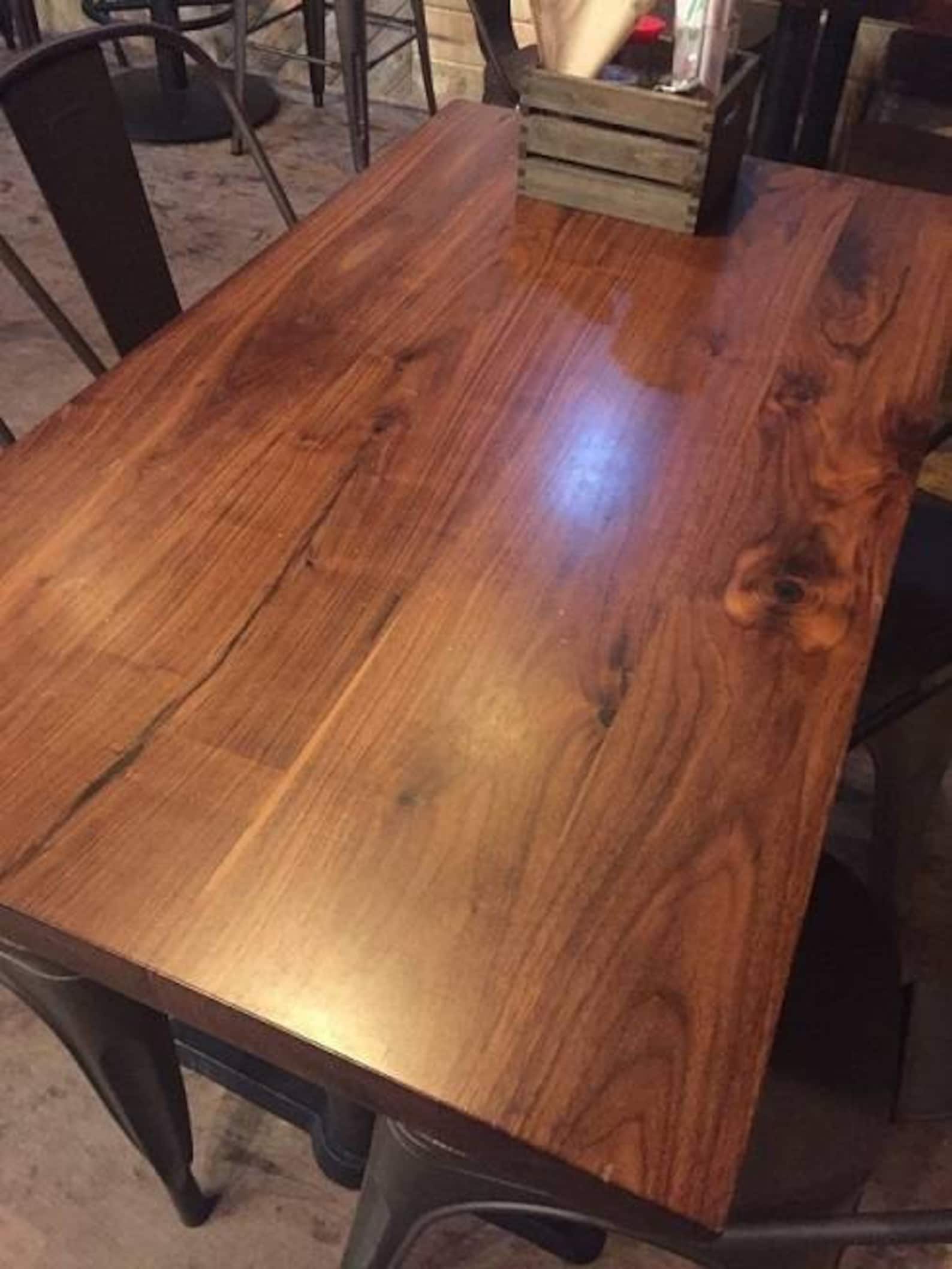 Custom Black walnut maple table oak table tops and Farmhouse Etsy