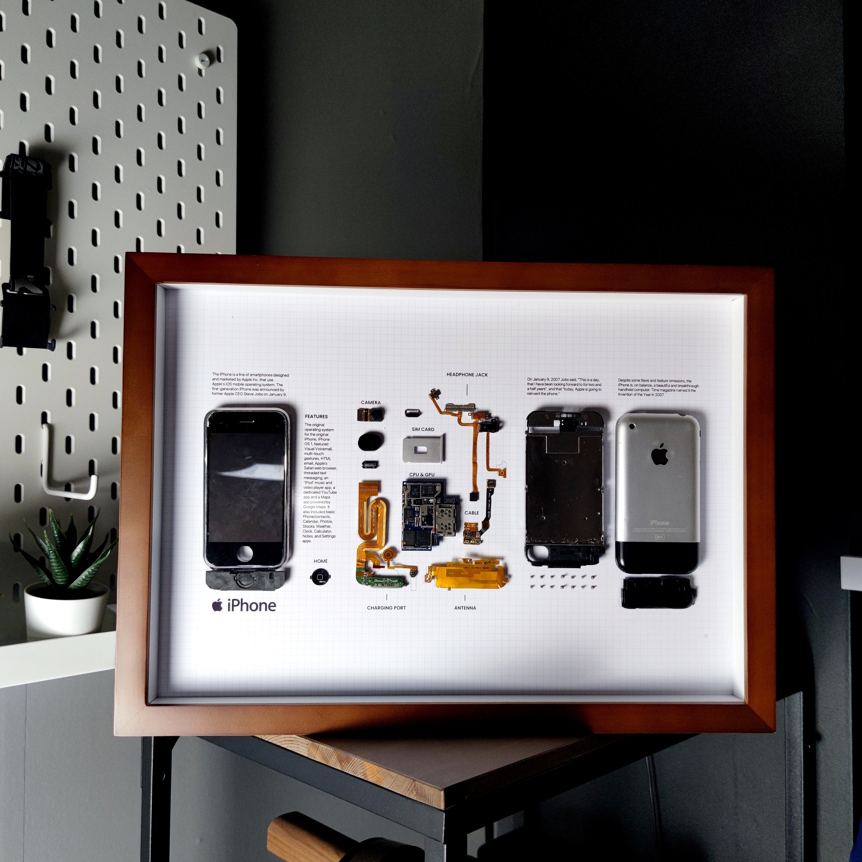 IPhone 1 A3 Framed Art Wall Decor DIY Frame Gift Great Etsy