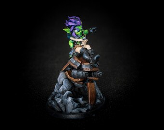 Goblin Artificer Miniatura Pintada à Mão - Estatueta de Mesa D&D