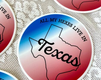 Hexes no Texas | Adesivo DnD, RPG, Mesa