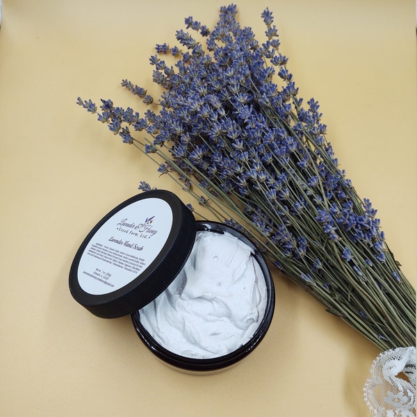 Lavender Hand Scrub - Moisturizing Pumice and Soap Scrub with Lavender Essential Oil