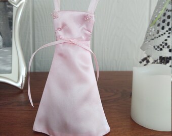 Pink Lavender Sachet favor for prom decor, dried lavender, bridesmaid, wedding bridal shower table decoration, prom best friend gift