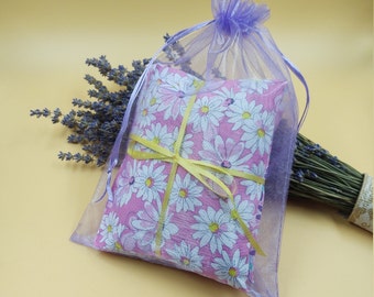 Lavender Sachets for Relaxing and Sleep, English Lavender Buds, Natural Air Freshener, Calming, Moth Repellent, great for pillow cases